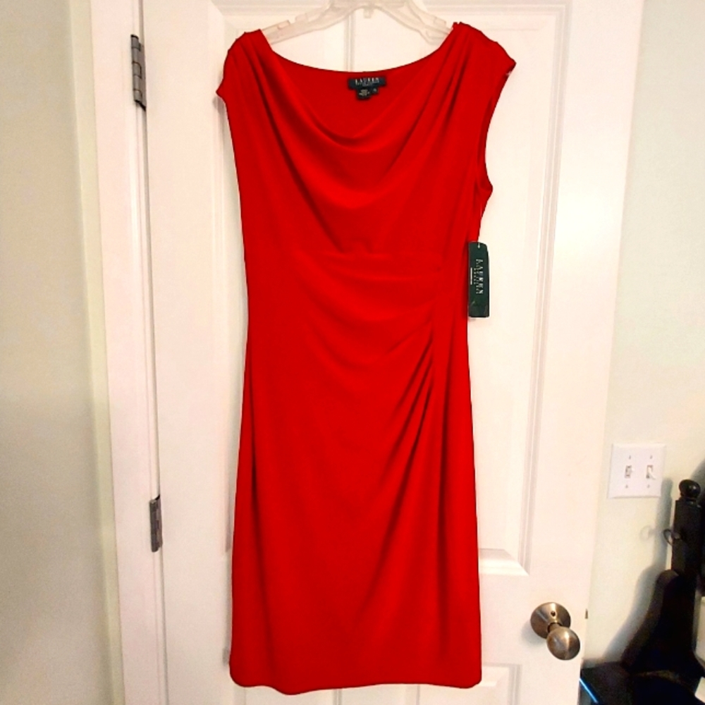Red Ralph Lauren dress Size 12
